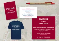 fwituur van dikkelvenne, huisstijl, t-shirt, pen