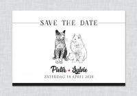 save the date - Sylvie & Pieter